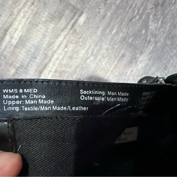 Vera Wang Black Heeled Boots - Picture 10 of 11